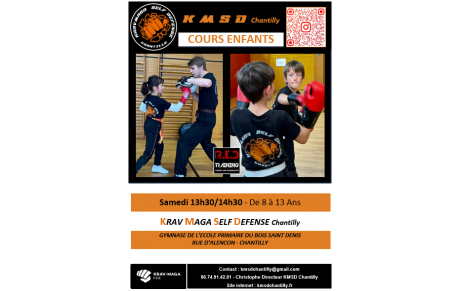 Le Krav Maga et la Self Défense enfant de 8 à 13 ans